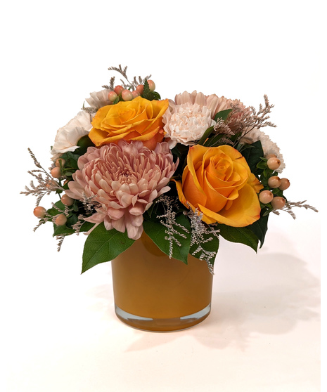 Peaches & Dreams - Soft Orange and Peach Flowers