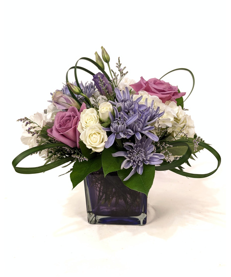 Midnight - Artistic Purple Cube Arrangement