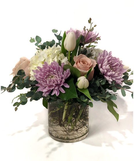 Fairytale - Soft Lavender & White Spring Flowers