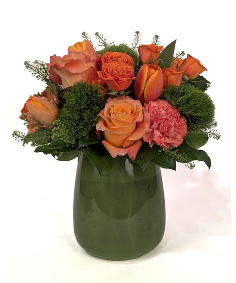 Vitamin C - Orange & Green Florals