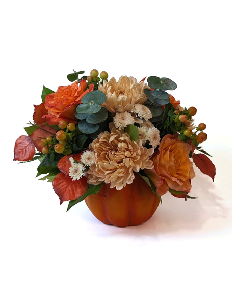 Let's Get Pump(kin)'d - Sweet Ceramic Pumpkin Arrangement
