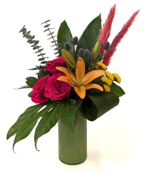 Takes Two To Tango - Tall Tropical Arrangement