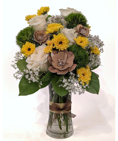 Go Broncos! - A WMU Inspired Flower Arrangement