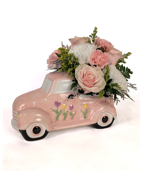 Mother Trucker - Pink Truck Mother's Day Flowers