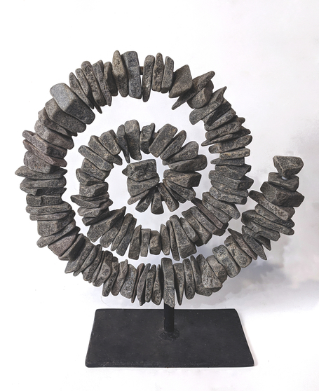 Slate Spiral on Stand