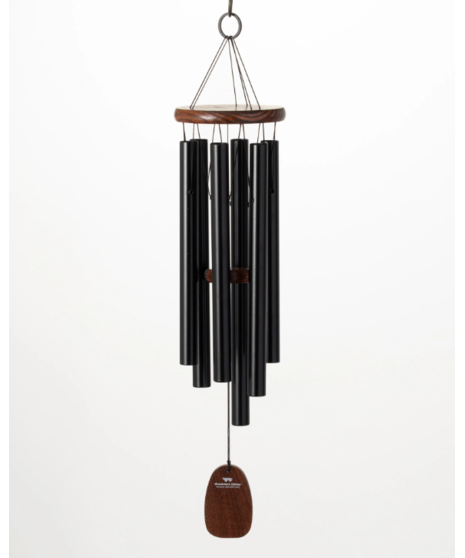 Amazing Grace Black & Teak Chime - Woodstock Chimes