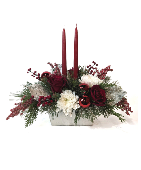 Deck The Halls - Elegant Holiday Centerpiece