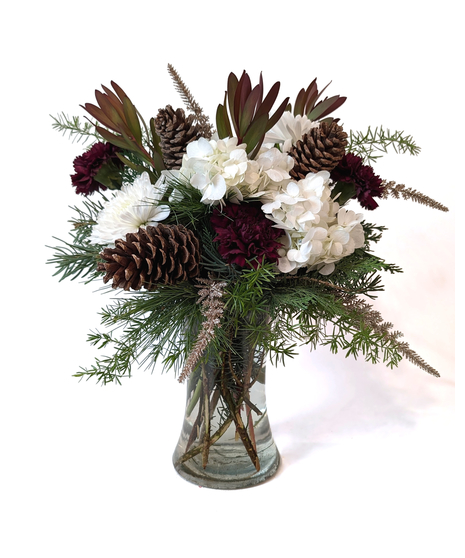 Pass the Eggnog - A Festive Floral Celebration