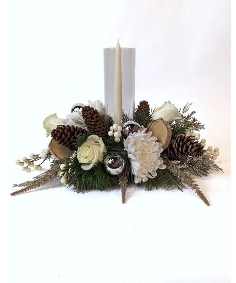 Snickerdoodle - Shimmering & Sparkling Centerpiece