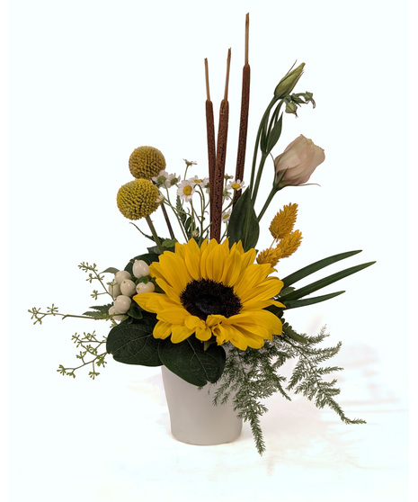 Lil' Ray of Sunshine - Small Sunflower Arrangement