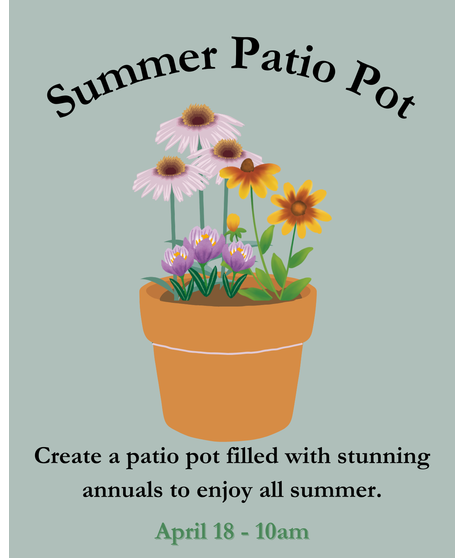 Summer Patio Pot Design Class - April 18
