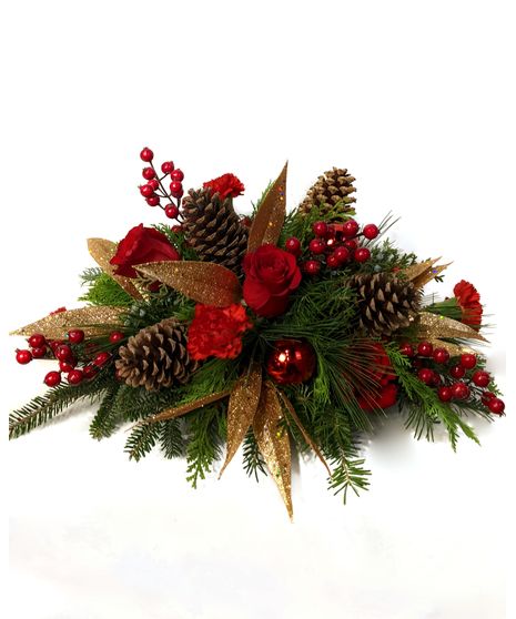 Baby It's Gold Outside - Glamourous Holiday Centerpiece